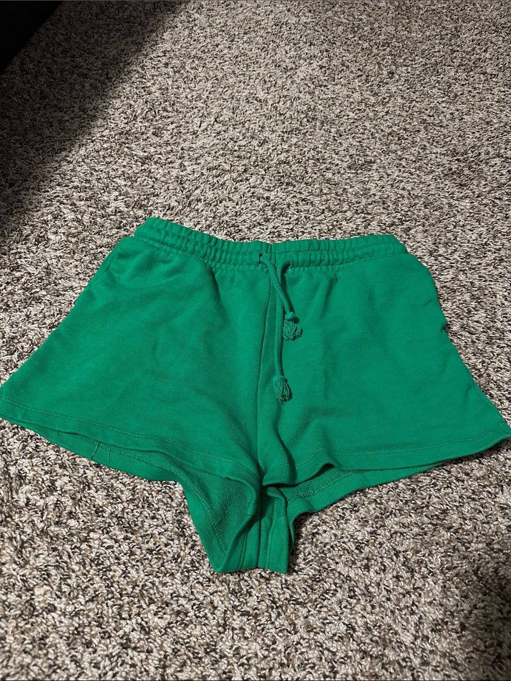 H&M Bright Green Athletic Drawstring Shorts